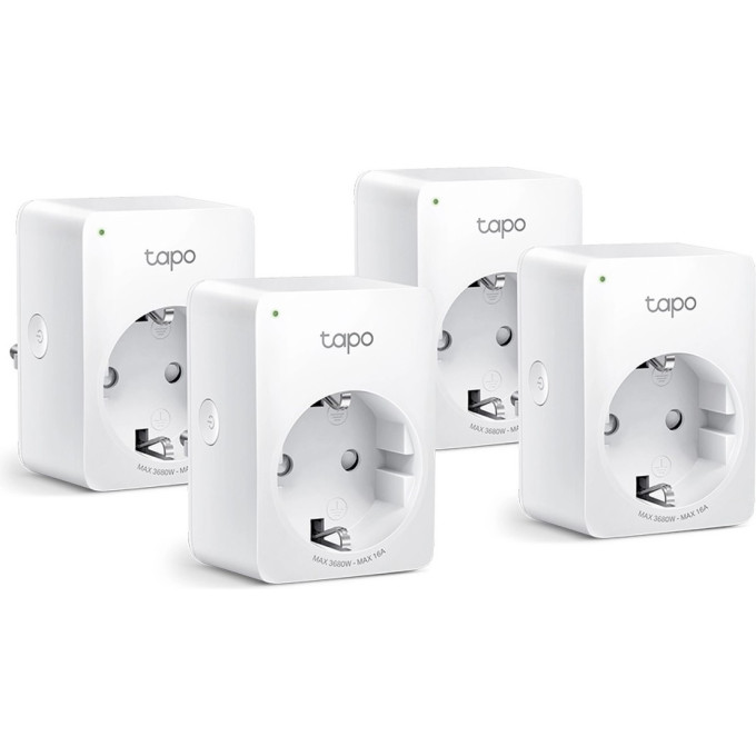 Умная Wi-Fi розетка TP-LINK TAPO P110 (4-pack) Tapo P110(4-pack)